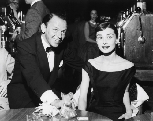 Frank Sinatra and Audrey Hepburn 
