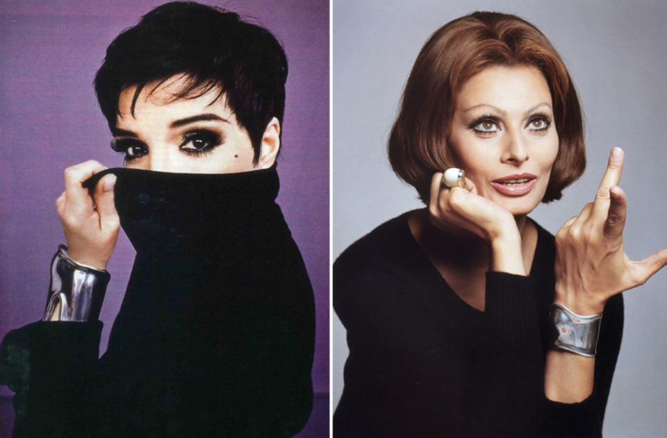 Liza and Sophia In Peretti's bone cuffs