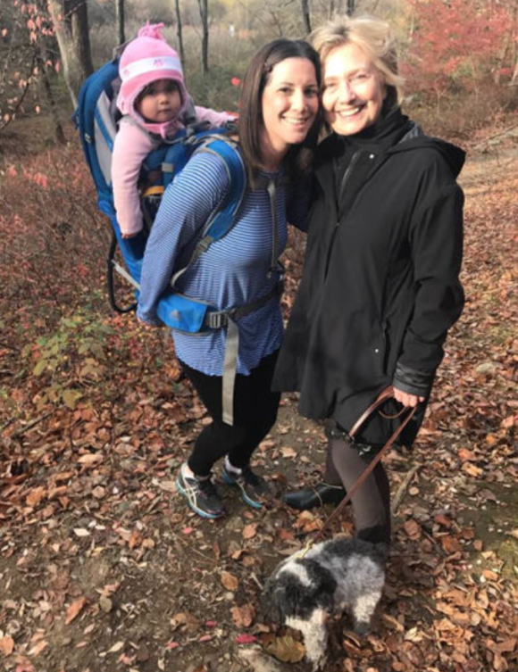 Hillary on a walk, What Happened